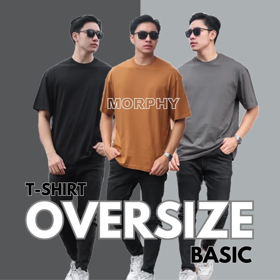 KAOS POLOS OVERSIZE COTTON COMBED PREMIUM